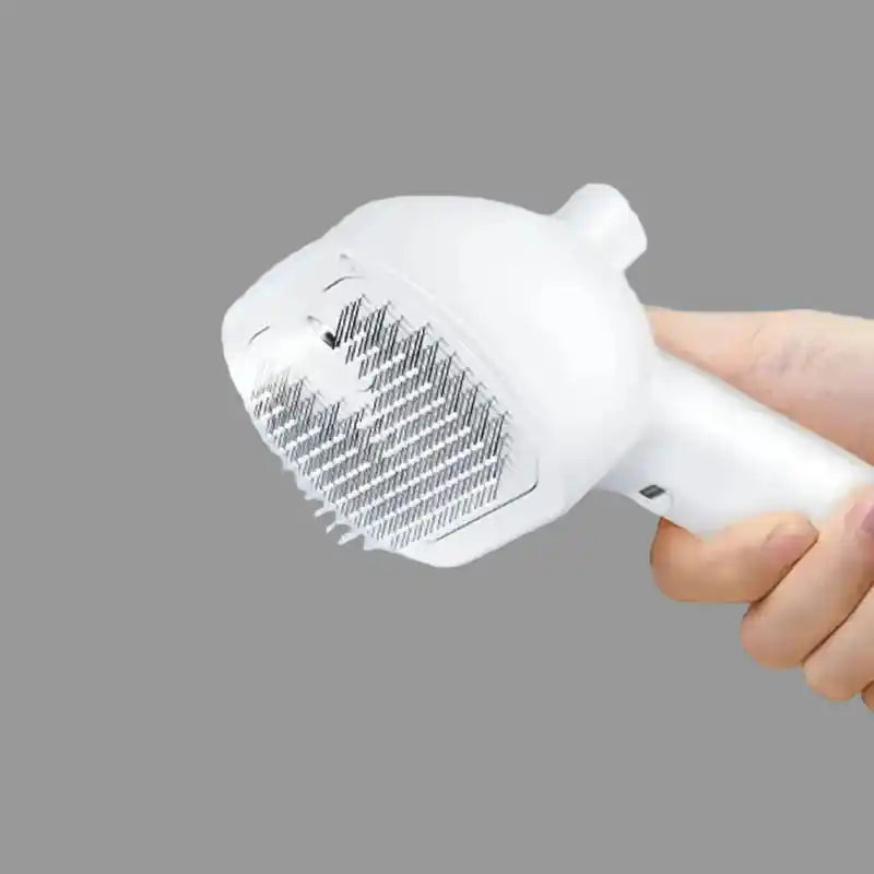Escova a Vapor para Remoção de Pelos — Grooming profissional sem esforço