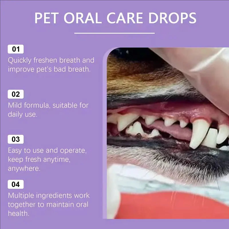 Detalhe do bico do spray dental para pets