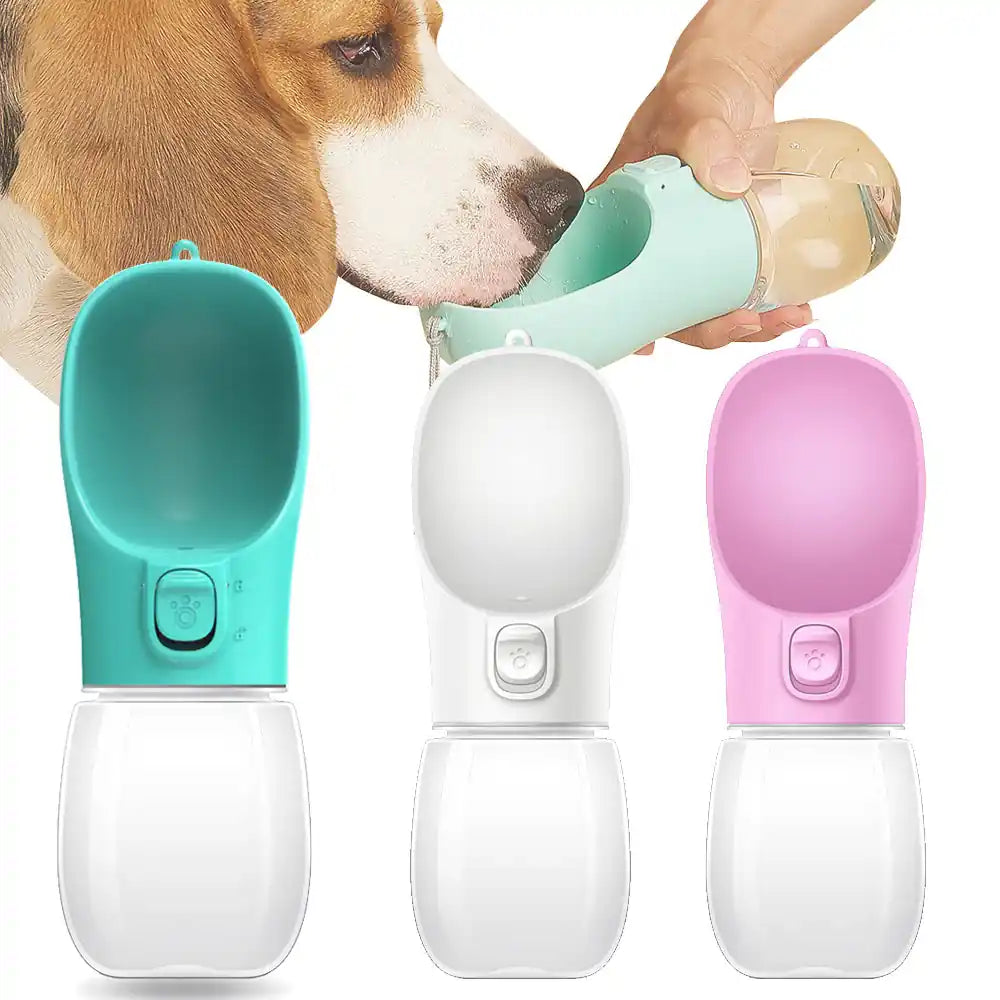 Garrafa de Água Portátil para Pets — Hidratação em qualquer passeio, sem bagunça