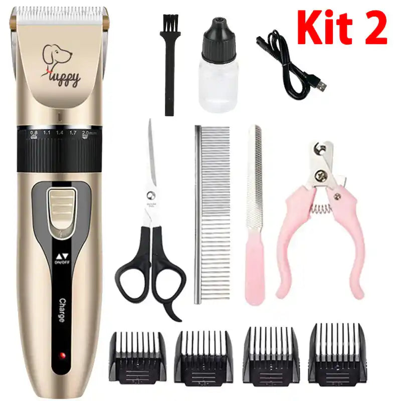 Guias de corte do kit de tosa profissional para cães e gatos