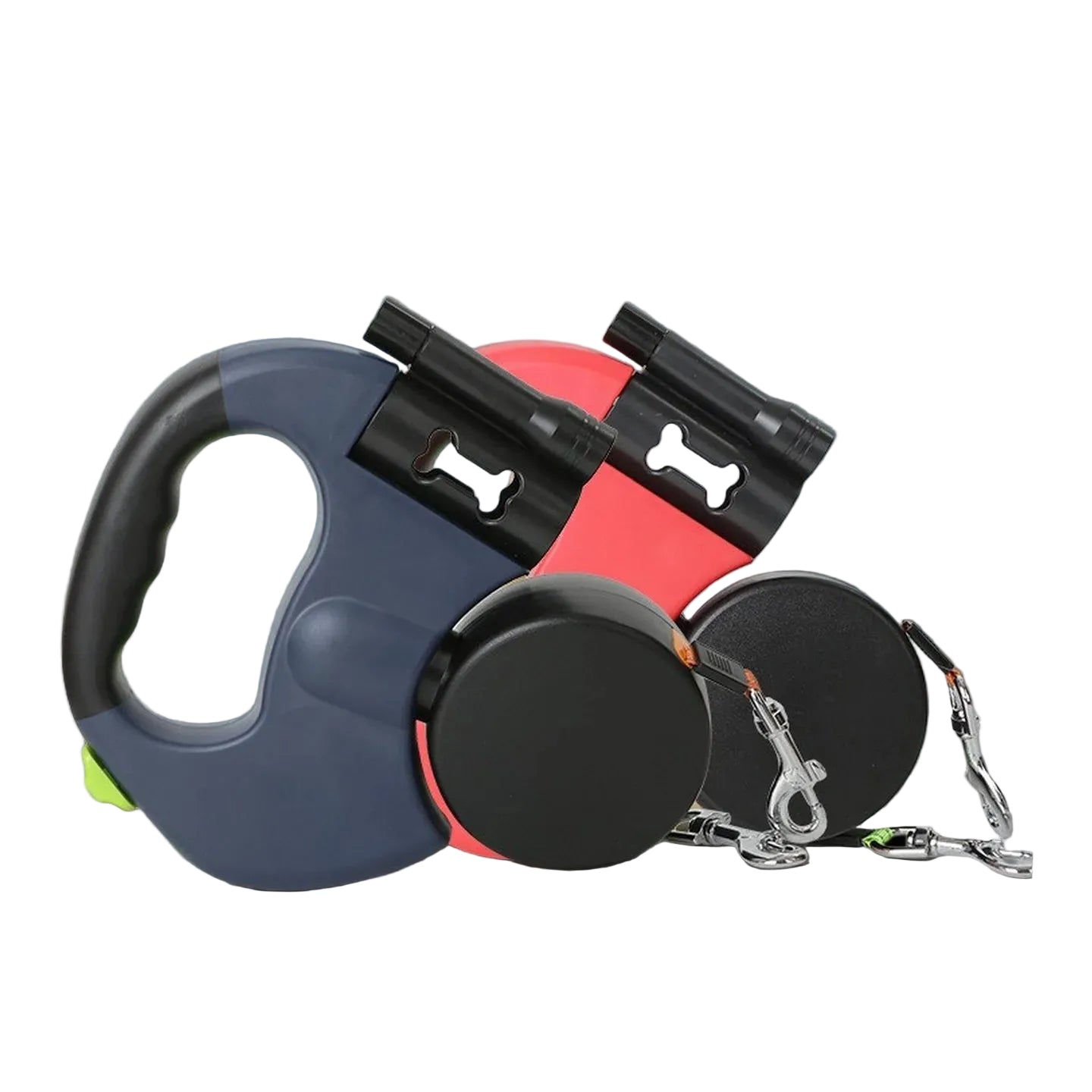 LuxeDuo — Guia Dupla Retrátil 360°