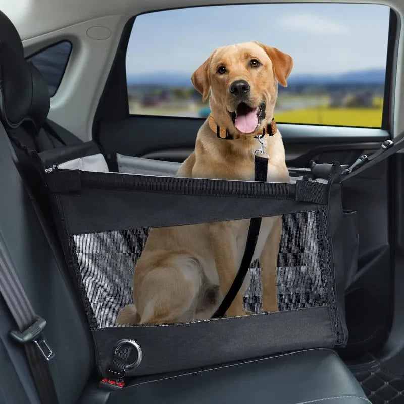 Assento de Carro para Cão — Confortável e seguro em cada viagem