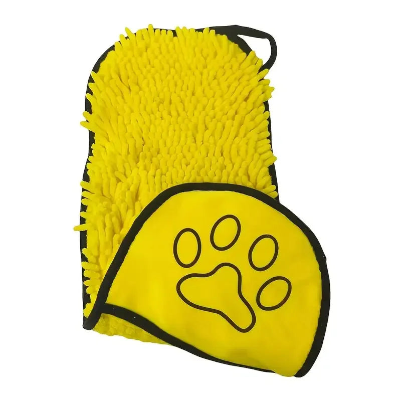 Toalha de secagem rápida para pets — tabela de tamanhos
