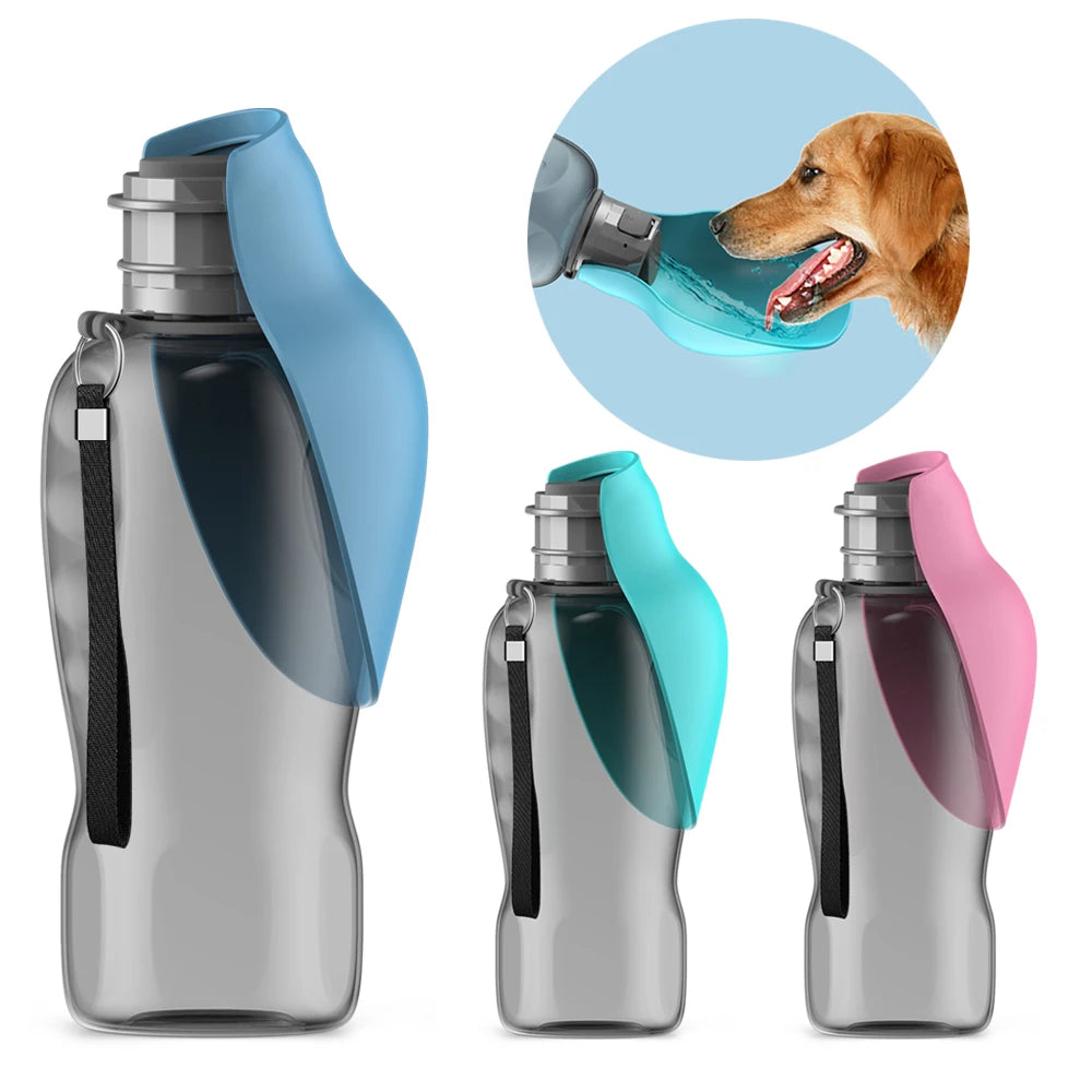 Garrafa de Água 800ml para Cães — Grande, leve e sem vazamentos