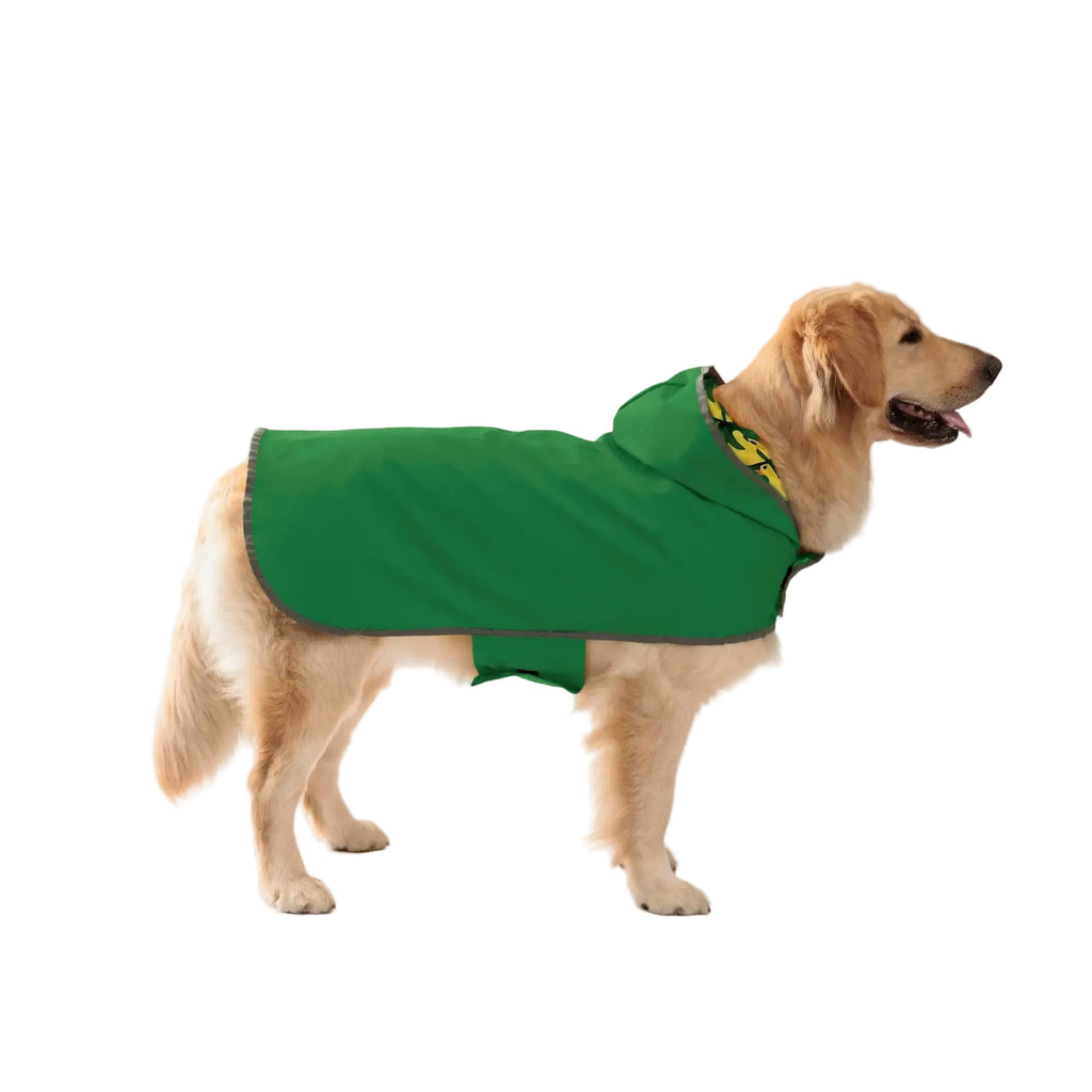 Capa de Chuva Dupla Camada para Cães — Dois lados, proteção total, estilo garantido